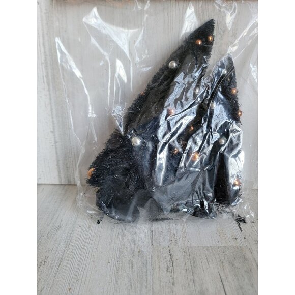 Dept 56 4033853 midnight sisals Halloween village tree set glitter - Picture 2 of 7